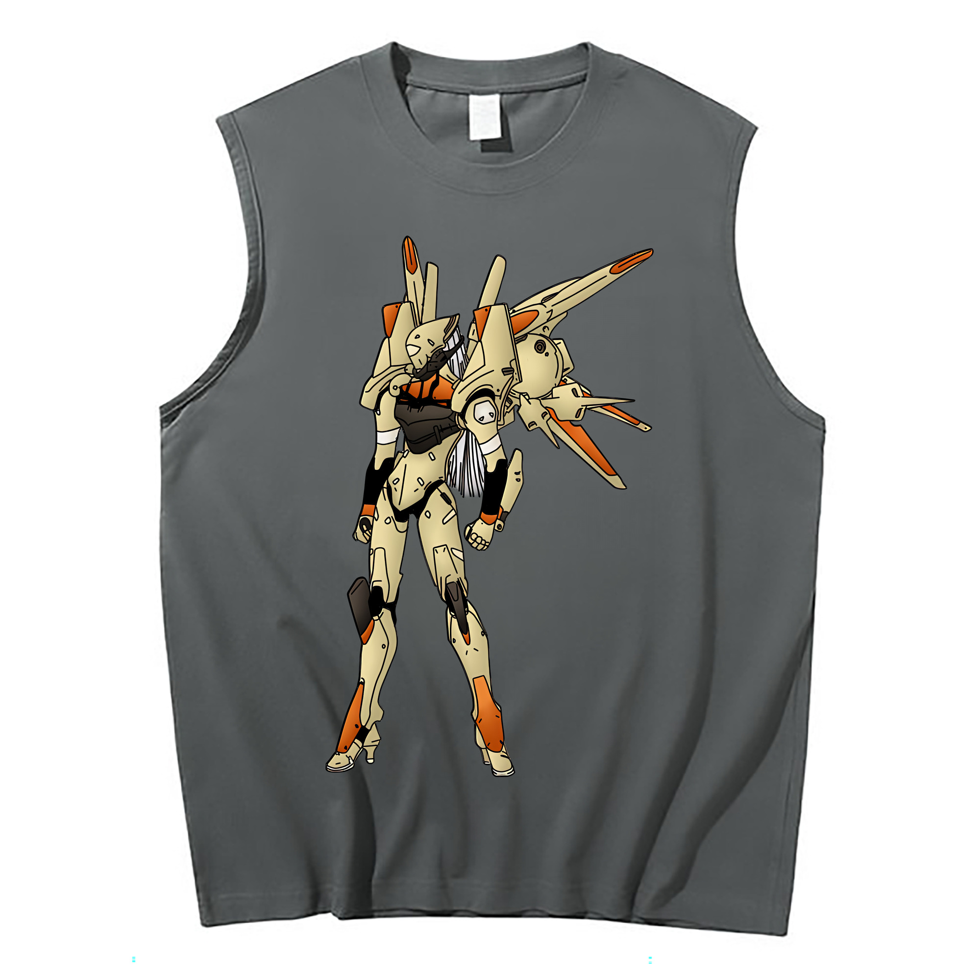 （画像用） EVA 新世紀エヴァンゲリオン コットン100％タンクトップ（フロントプリント）